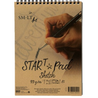 SMLT Start Pad spirálos Rajztömb 90g 20 lapos A4 spirálos