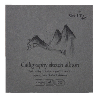 Mini album kalligráfiához - SMLT Calligraphy sketch album 100gr, 48 lapos, 14x14cm
