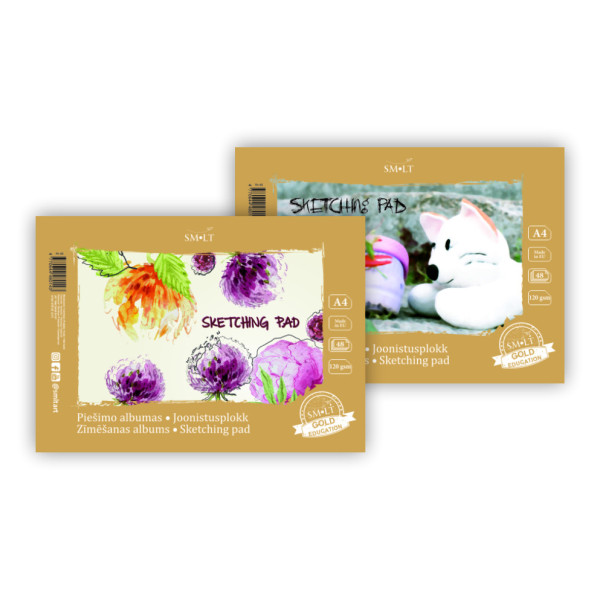 Vázlatfüzet iskolásoknak (130) A4, 120 gr, 48 lap