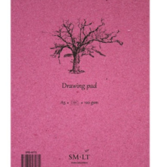 Rajztömb - SMLT Drawing Pad - Fehér, 120 gr, 60 lapos A4