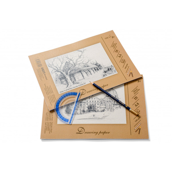 GOLD Műszaki Rajztömb Iskolásoknak - 160 gr, 20 lap, A4