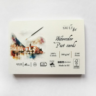 Akvarell levelezőlapok csomagban - SMLT Watercolor Postcards - 300gr, 150x105 mm, 20 db / csomag Akvarell levelezőlapok csomagban - SMLT Watercolor Postcards - 300gr, 150x105 mm, 20 db / csomag