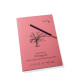Rajztömb - SMLT Drawing Pad Authenticpad - Fehér, 120 gr, 60 lapos A4, ragasztott