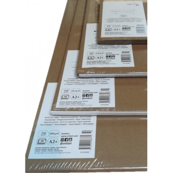 SMLT Művészpapír ívben, vázlatokhoz, rajzoláshoz - 190g, A4
