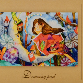 Rajztömb iskolásoknak, GOLD - 120 gr, 20 lap, A4