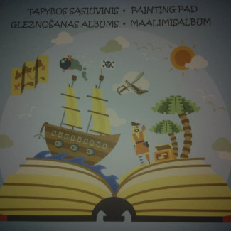 Festőfüzet iskolásoknak (133) A4, 190 gr, 10 lap