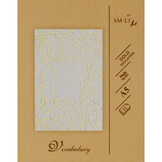 SMLT GOLD Szótárfüzet, vonalas - 80g, 36 lapos - 205x165 mm