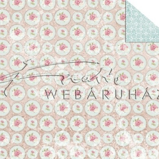 Kétoldalas mintás karton - Apró virágok Karton, 29,5x20cm