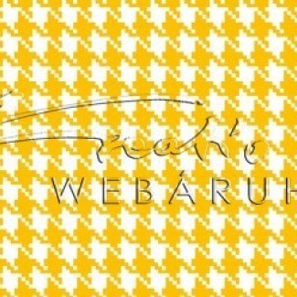 Happy Papír kétoldalas - Sárga-fehér, mini Pepita kocka mintás karton 29,5x20cm, 1 lap