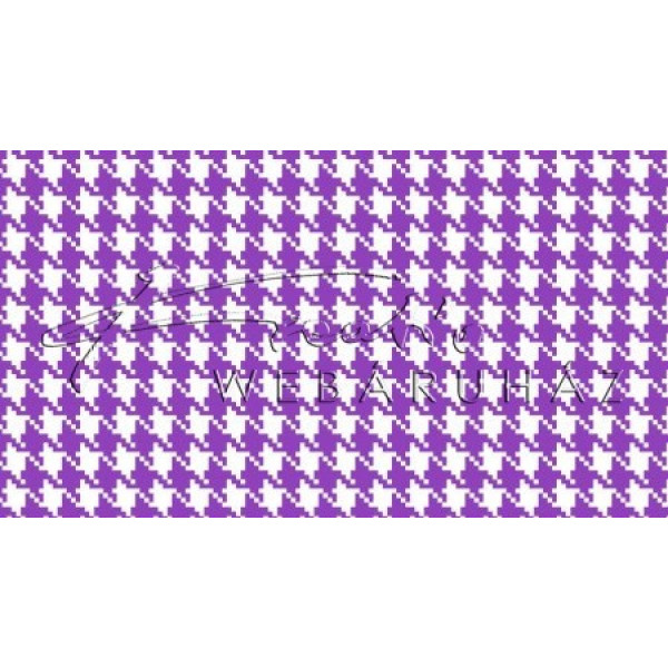 Happy Papír kétoldalas - Lila-fehér, mini Pepita kocka mintás karton 29,5x20cm, 1 lap Happy Papír kétoldalas - Lila-fehér, mini Pepita kocka mintás karton 29,5x20cm, 1 lap