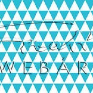 Happy Papír kétoldalas - világoskék, geometrikus háromszögek mintás karton 29,5x20cm, 1 lap