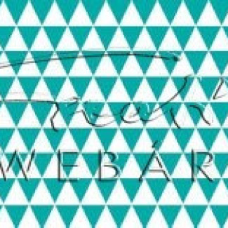 Happy Papír kétoldalas - Türkizkék-fehér, geometrikus háromszögek mintás karton 29,5x20cm, 1 lap