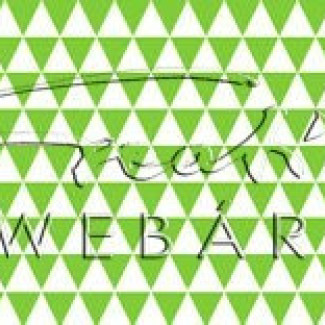 Happy Papír kétoldalas - Zöld-fehér, geometrikus háromszögek mintás karton 29,5x20cm, 1 lap