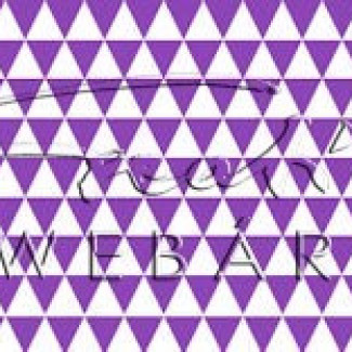Happy Papír kétoldalas - Lila-fehér, geometrikus háromszögek mintás karton 29,5x20cm, 1 lap
