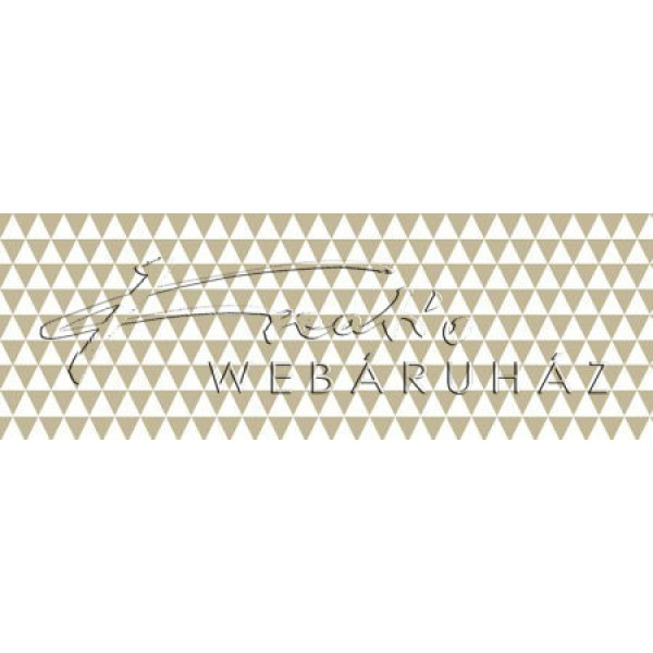 Happy Papír kétoldalas - Taupe (szürkés-barna), geometrikus háromszögek mintás karton 29,5x20cm, 1 lap Happy Papír kétoldalas - Taupe (szürkés-barna), geometrikus háromszögek mintás karton 29,5x20cm, 1 lap