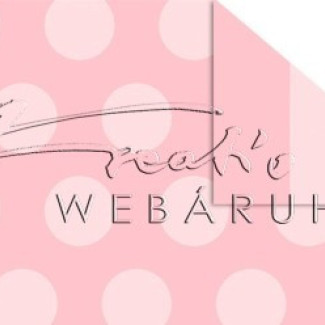 Happy Papír kétoldalas - Rózsaszín Polka pöttyös és csíkos mintás karton, A4, 1 lap