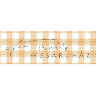 Happy Papír kétoldalas - "Kockás terítő", aranysárga nagykocka mintás karton, 29,5x20cm, 1 lap Happy Papír kétoldalas - "Kockás terítő", aranysárga nagykocka mintás karton, 29,5x20cm, 1 lap