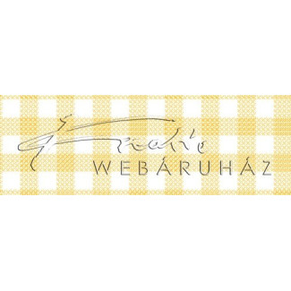 Happy Papír kétoldalas - "Kockás terítő", napsárga nagykocka mintás karton, 29,5x20cm, 1 lap Happy Papír kétoldalas - "Kockás terítő", napsárga nagykocka mintás karton, 29,5x20cm, 1 lap