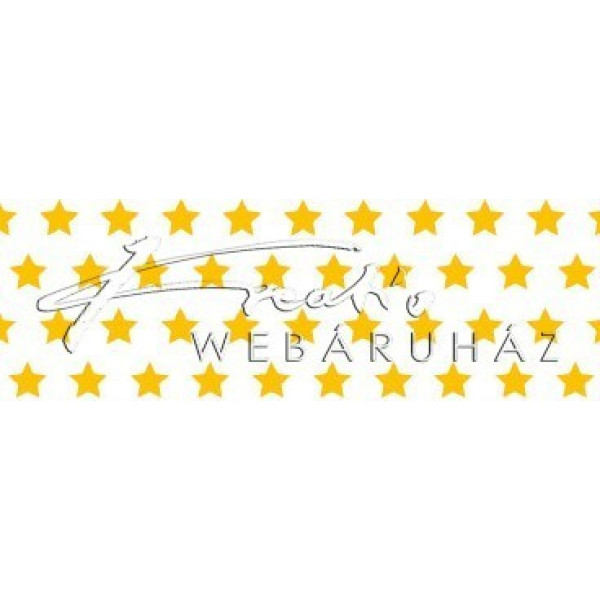 Happy Papír kétoldalas - Sárga csillagos karton, apró csillag mintával 29,5x20cm, 1 lap Happy Papír kétoldalas - Sárga csillagos karton, apró csillag mintával 29,5x20cm, 1 lap