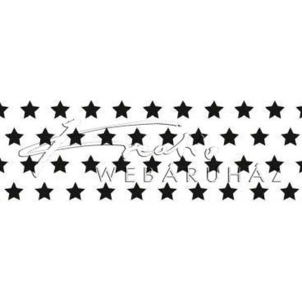 Happy Papír kétoldalas - Fekete csillagos karton, apró csillag mintával 29,5x20cm, 1 lap Happy Papír kétoldalas - Fekete csillagos karton, apró csillag mintával 29,5x20cm, 1 lap