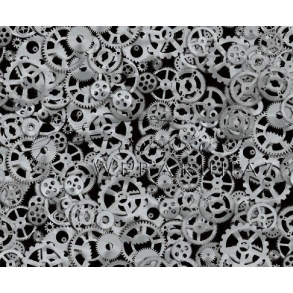 Kétoldalas mintás karton - Fogaskerekek mintás, Karton 1 lap Kétoldalas mintás karton - Fogaskerekek mintás, Karton 1 lap