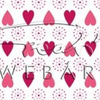 Kétoldalas mintás karton - Apró szívecskék mintás Karton, 300g, 1 lap