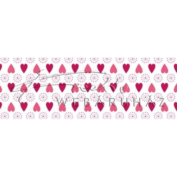 Kétoldalas mintás karton - Apró szívecskék mintás Karton, 300g, 1 lap Kétoldalas mintás karton - Apró szívecskék mintás Karton, 300g, 1 lap