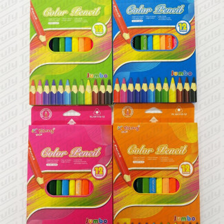 Színesceruza YALONG 12db Jumbo háromszögletű 