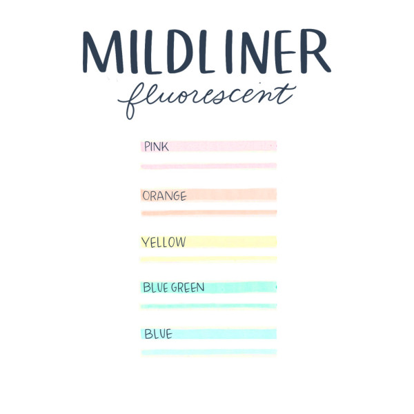 Zebra Mildliner Szövegkiemelő Szett - 5 db-os Fluoreszkáló készlet Zebra Mildliner Szövegkiemelő Szett - 5 db-os Fluoreszkáló készlet
