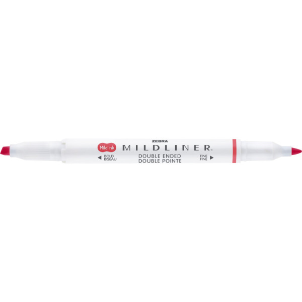 Zebra Mildliner Szövegkiemelő - Piros