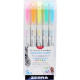 Zebra Mildliner Szövegkiemelő Szett - Ecsetvégű, 5 db-os Fluoreszkáló készlet Zebra Mildliner Szövegkiemelő Szett - Ecsetvégű, 5 db-os Fluoreszkáló készlet