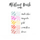 Zebra Mildliner Szövegkiemelő Szett - Ecsetvégű, Meleg színek - 5 db-os készlet Zebra Mildliner Szövegkiemelő Szett - Ecsetvégű, Meleg színek - 5 db-os készlet