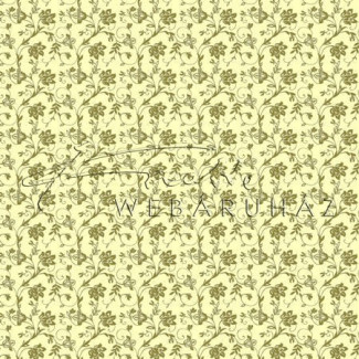 Design Papír - Óarany virágos - cream színű gyöngyház fényű papír 120gr