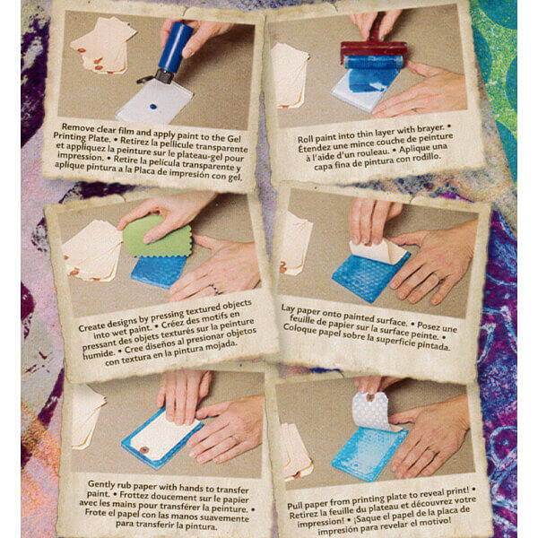 GELLI ARTS ZSELÉLEMEZ, NYOMTATÓLAP- 3"X5", 7,6 X 12,7 CM