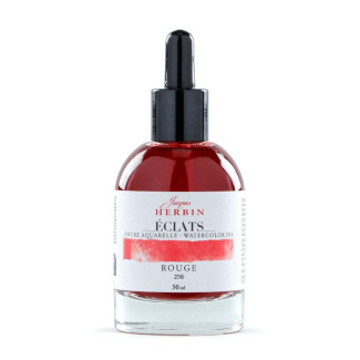 Akvarell művésztinta, 50 ml - Jacques Herbin Éclats Fine Art Ink - Vörös