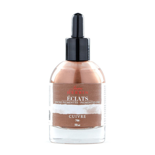 Akvarell művésztinta, 50 ml - Jacques Herbin Éclats Fine Art Ink - Arany