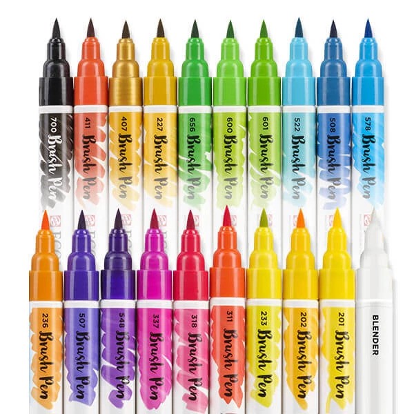 TALENS, ECOLINE BRUSH PEN ECSETFILC KÉSZLET - 20 DB TALENS, ECOLINE BRUSH PEN ECSETFILC KÉSZLET - 20 DB