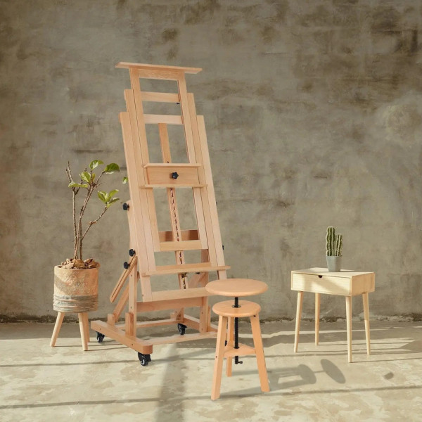 Festőállvány, műtermi - MEEDEN Deluxe többfunkciós festőállvány