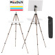 M-ART MEEDEN Professzionális, ultrakönnyű, tábori festőállvány, gyorsrögzítéssel, rögzíthető rajztáblával, 165 cm magas
