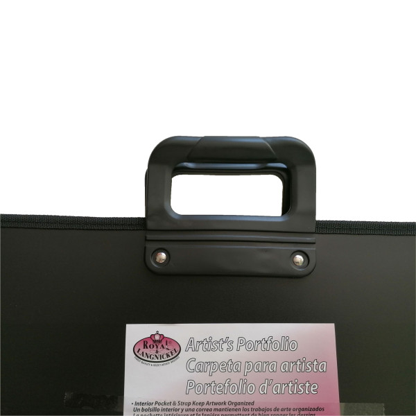Cipzáras esőálló műanyag mappa (irattartó, rajzlaptartó, rajztáblatartó) - ROYAL Művésztáska - B3