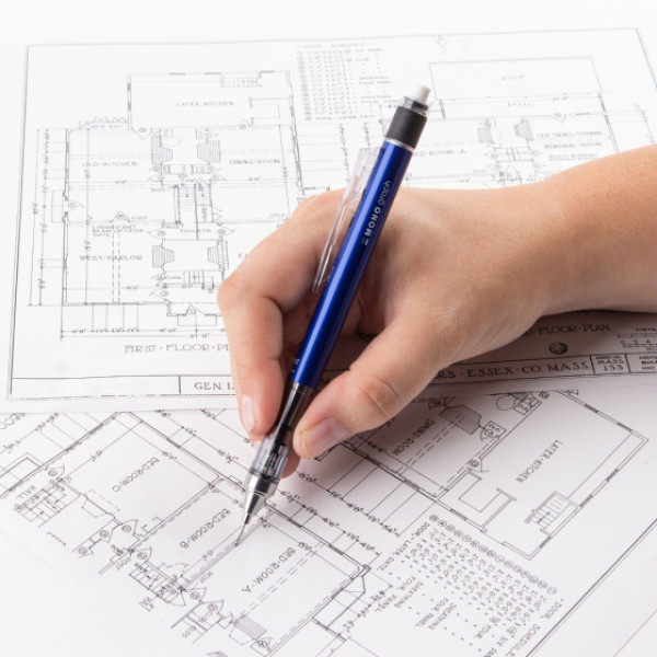 Tombow Mono Graph 0,5mm-es mechanikus ceruza - kék Tombow Mono Graph 0,5mm-es mechanikus ceruza - kék