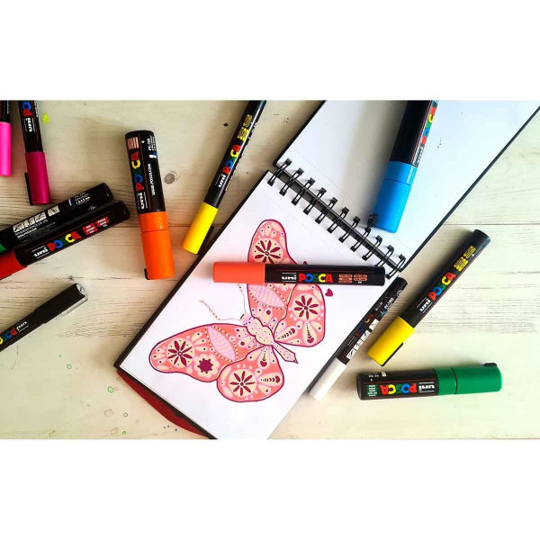 POSCA BLACKBOOK A5-48 LAP, HÁROM SZÍNŰ LAPPAL POSCA BLACKBOOK A5-48 LAP, HÁROM SZÍNŰ LAPPAL