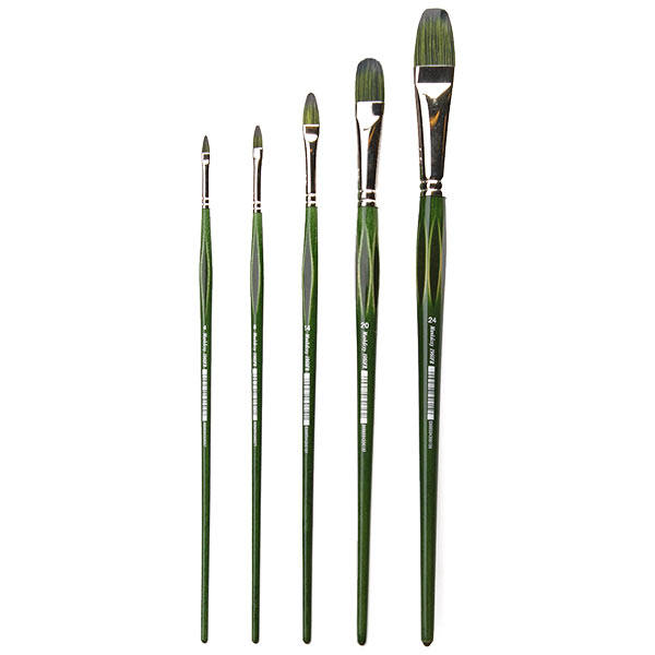 M1960FR MUNKÁCSY SZINTETIKUS MACSKANYELV ECSET KÜLÖNBÖZŐ MÉRETEKBEN - 0