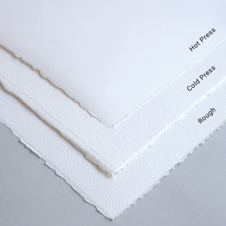 HAHNEMÜHLE  MOULD-MADE PRÉMIUM AKVARELLPAPÍR DURVA, PAMUT, 300 G- 56 x 76 CM ÍVBEN