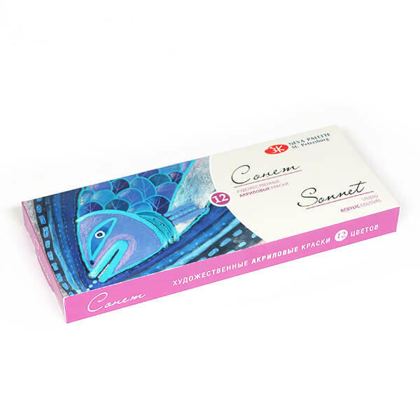 SONNET AKRILFESTÉK KÉSZLET - 12X10 ML