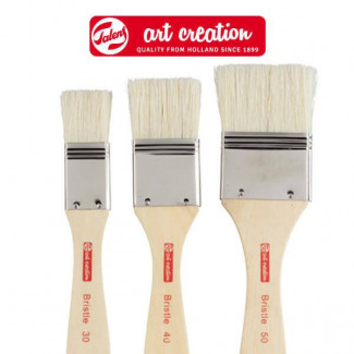 TALENS ART CREATION BRISTLE ECSETKÉSZLET - ALAPOZÓ/LAKKOZÓ SÖRTE, 3 DB, (30-40-50 MM)
