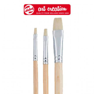 TALENS ART CREATION BRISTLE ECSETKÉSZLET - LAPOS SÖRTE, 3 DB (4-8-16)