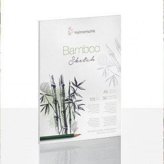 HAHNEMÜHLE BAMBOO SKETCH BAMBUSZ RAJZ- ÉS VÁZLATTÖMB, 105 G, 30 LAP, A4