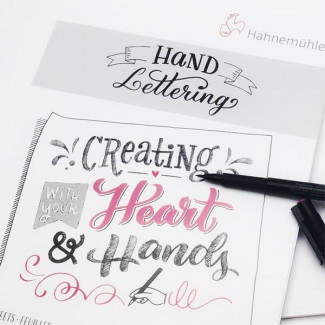 HAHNEMÜHLE HAND LETTERING RAJZ- ÉS VÁZLATTÖMB, 170 G, 25 LAP - A4