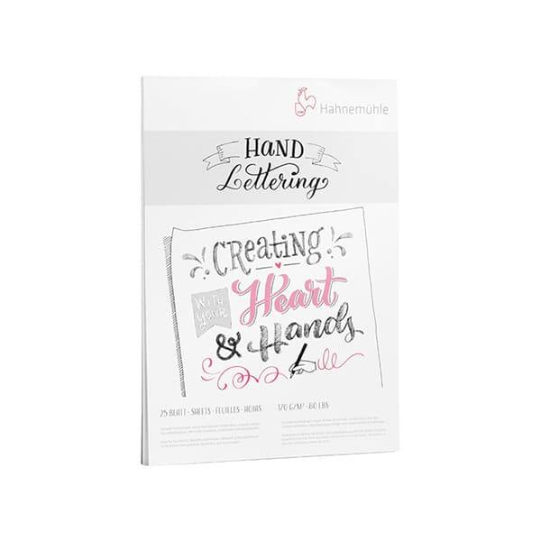 HAHNEMÜHLE HAND LETTERING RAJZ- ÉS VÁZLATTÖMB, 170 G, 25 LAP - A5 HAHNEMÜHLE HAND LETTERING RAJZ- ÉS VÁZLATTÖMB, 170 G, 25 LAP - A5